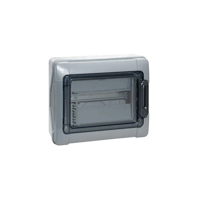 001921 Legrand Coffret Plexo3 étanche IP65 - 1 rangée de 12 modules - Entrées à perforation directe