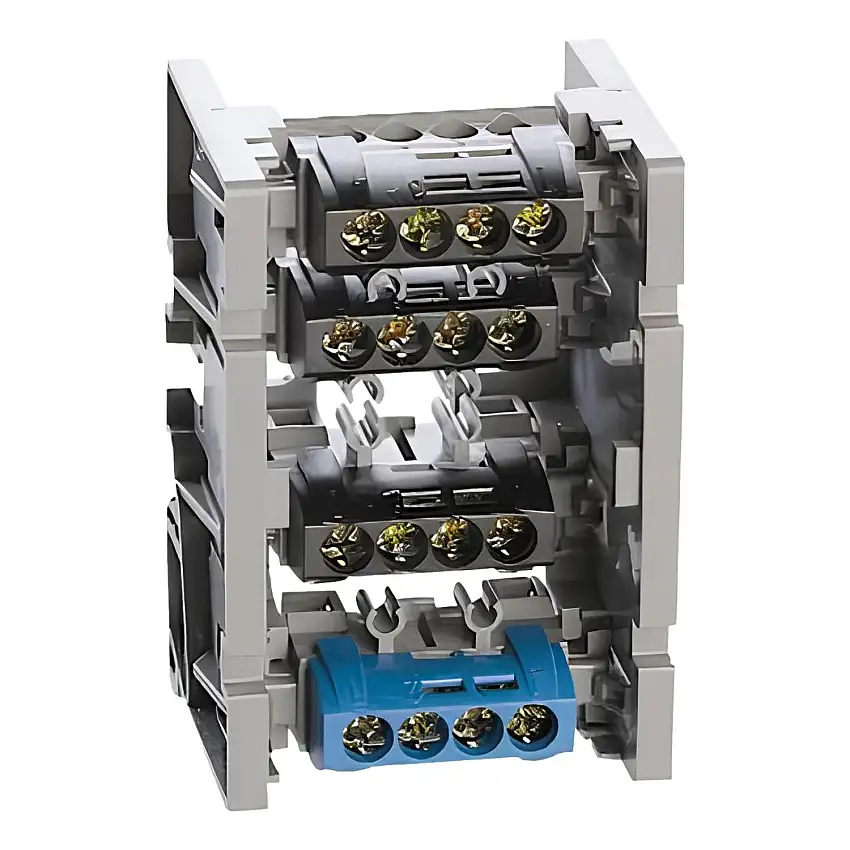 004810 Legrand - Support permettant l'association de 4 borniers de même taille