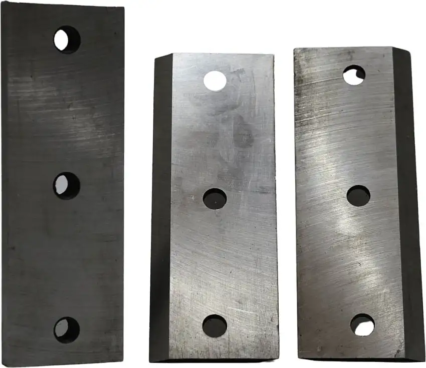 Jeu de 3 fers de rechange pour broyeur de végétaux ZI-HAEK4100