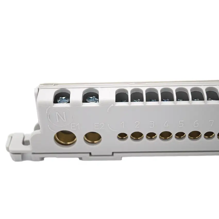 22003 IDE Barrette de terre pour coffret IDE 18, 24, 36 modules ECOLOGY ou STAR - 36 connexions 1,5 à 35mm²