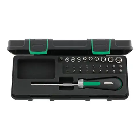 4008/27/1R Comp. avec porte-embouts à cliquet 29-teilig, 1 g