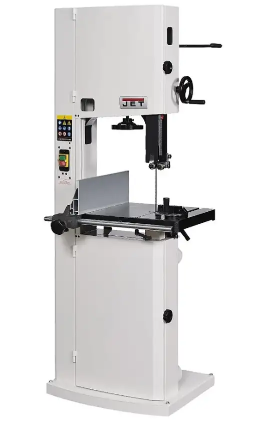 JWBS-15 Scie à ruban Roue ø375 mm Hauteur/Largeur de coupe maxi. : 356 et 360 mm - 230V/1,1kW (1,5CV)