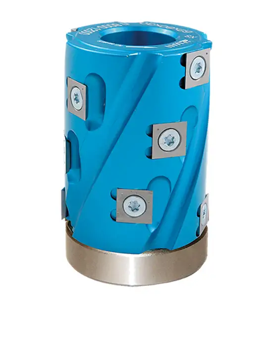 LEMAN - Porte-outils hélicoïdal à calibrer, chantourner et dresser Ø 62 x Ht 80 x Al 30 mm