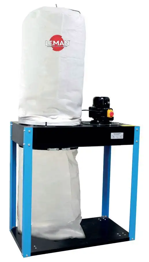 ASP165 - Monophasé Aspirateur à Copeaux d'Atelier 165 Litres - 230V - 1500 W - 2900 m3/heure