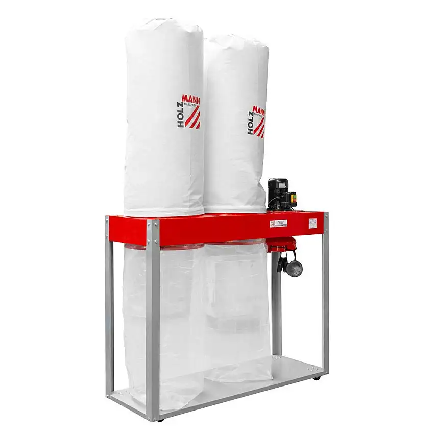 ABS5000SE - Aspirateur à copeaux Professionnel 400V - 2200W - 5000 m³/h - 2 x 180L