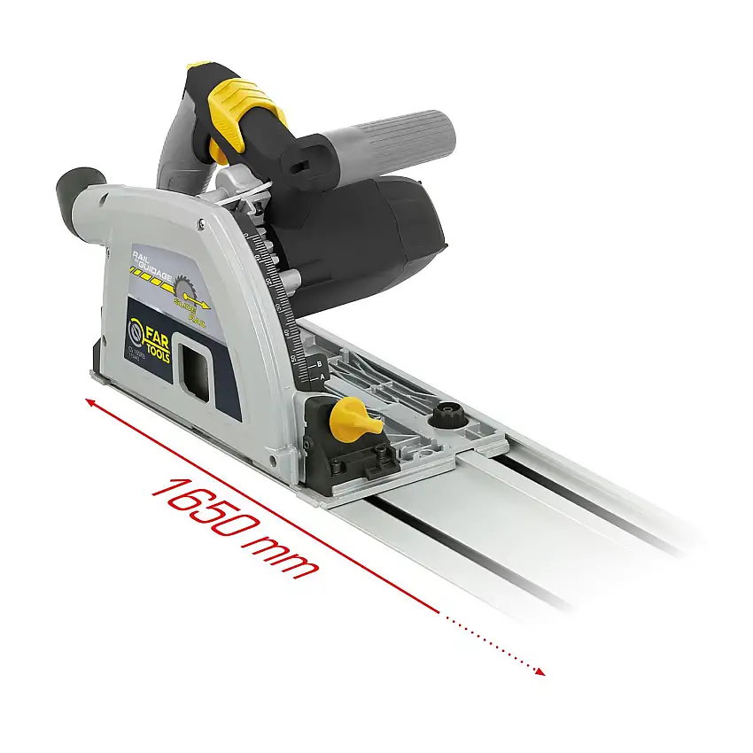 CS 165RC - Scie Plongeante sur rail 1650 mm - 230V 1200W - Lame carbure ø165x20 mm - Coupe max. 55 mm
