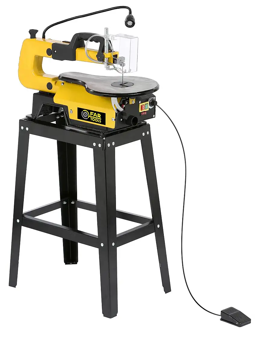 PSL 120B - Scie à Chantourner sur Socle avec Pédale marche/arrêt - 120 W