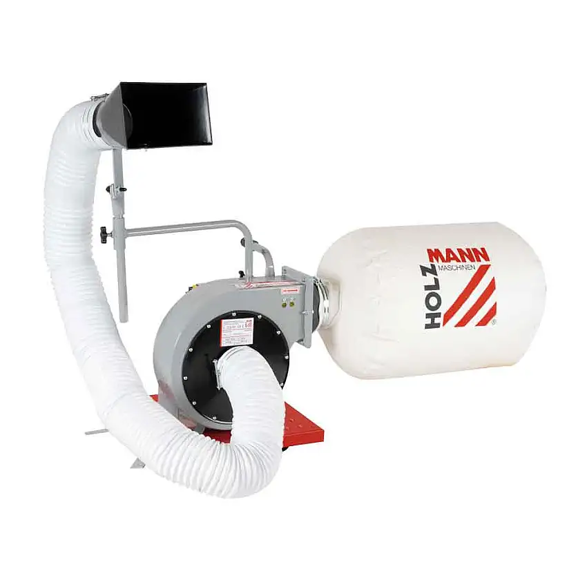 ABS850DBK - Aspirateur pour Tour à Bois 850 m3/heure - 56 Litres - 230 V