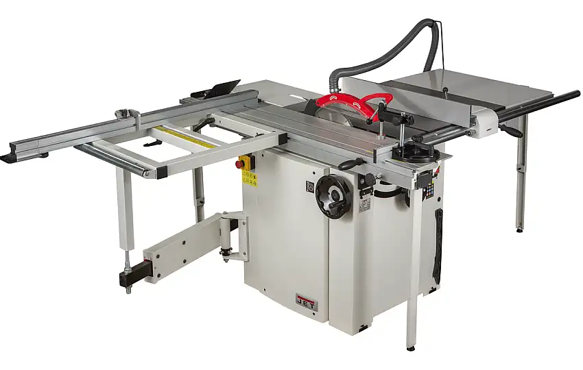 JET - JTSS-1600 Scie Circulaire à Format Professionnelle avec inciseur Table 1600x270mm 230V/2.4kW ou 400V/3.0kW