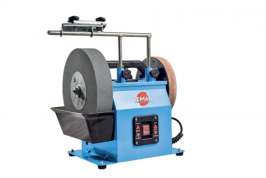 AFF251 - Affûteuse à eau - Meule Ø 250 x 50 mm - 180W - 0,25 CV 1450 T/min - L'affûteuse la plus complète en accessoires!