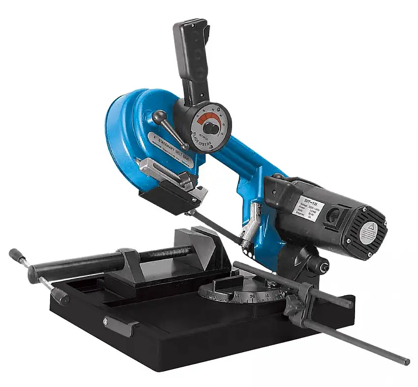 SRM100 Scie à ruban métal manuelle ø100 mm Lame 1140mm - 230V - 50Hz / 1500W - 2CV