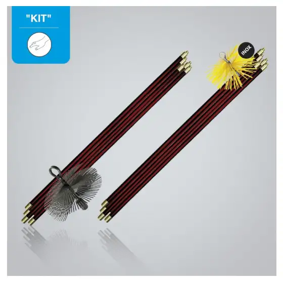 LEMAN - KIT RAMONAGE 7ML CANNES + HERISSON ROND D.250 ACIER