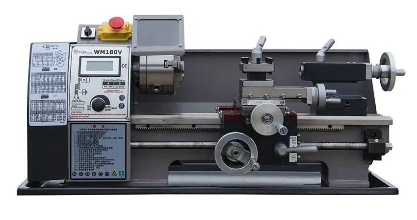 METALPROFI - WM180V Tour à métaux Entrepointes 300mm - 230V/50Hz 600W + 11 outils et un mandrin 3 mors offerts !