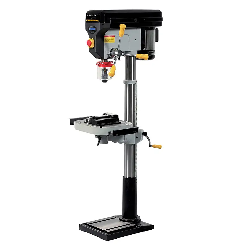 PEUGEOT - EnergyDrill 20FLB - Perceuse à colonne 750 W avec affichage digital - Course de broche 85 mm