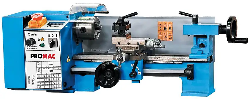 PROMAC - BD-7-M Tour à métaux d'établi 230V 350W - Entre pointes 300 mm