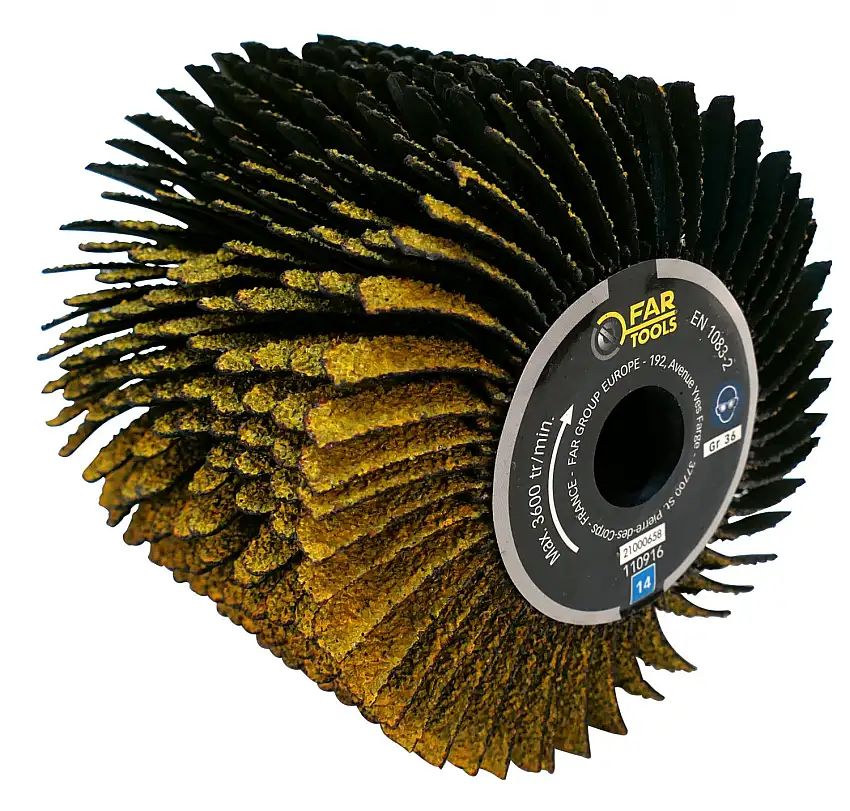 FARTOOLS - Brosse à lanières abrasives A36 pour rénovateur extérieur REX 120D