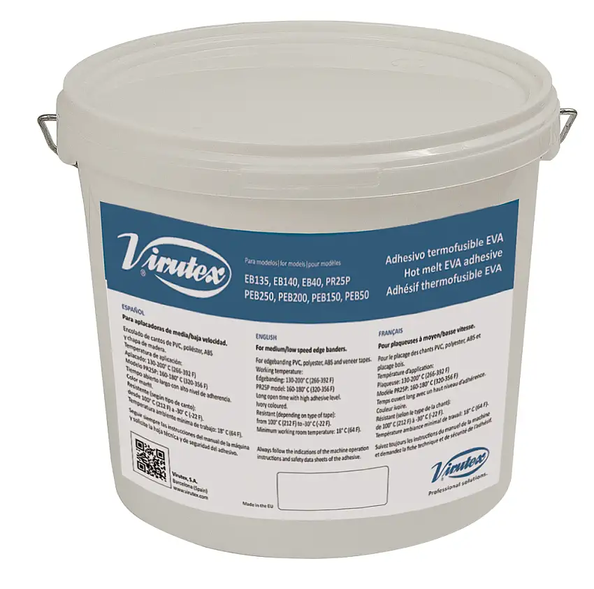 VIRUTEX - Colle Thermofusible EVA pour Plaqueuses de chants - 4 Kg