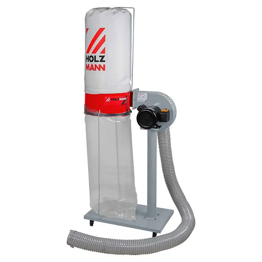 ABS1080 Aspirateur à copeaux de bois 100L 400V - 750 W + tuyau d'aspiration 2,4 m Ø100 mm
