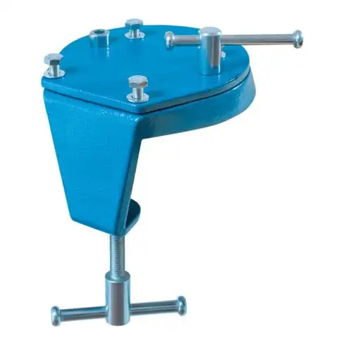 Agrafe pivotante Épaiss.table 10-60 mm l. de mors 100 mm taille 90/100 mm et Com