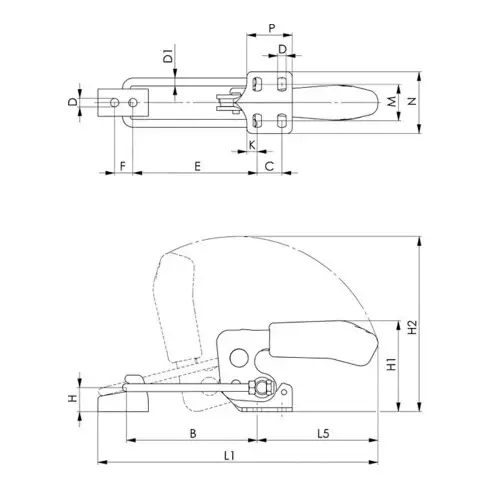 AMF Andrückschr. comfortline 6890C Taille 1