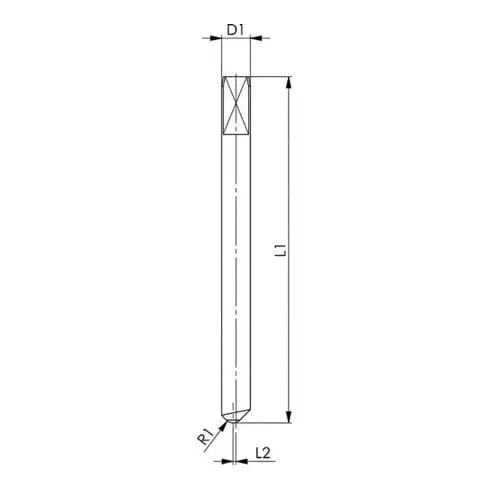 AMF Clé à ergot coudée