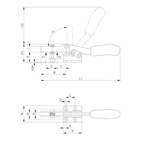 AMF Tendeur horizontal plus Gr. 2