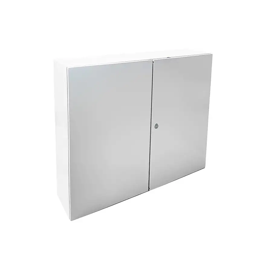 Armoire électrique en métal étanche IP55 - 1000x1200x400 - 2 portes - plaque fournie - Argenta IDE