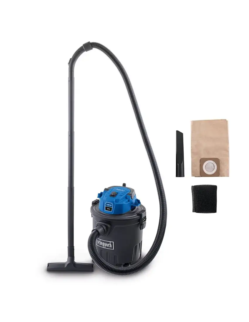 Aspirateur eau et poussiere bidon aspiratout 16L Scheppach VC16