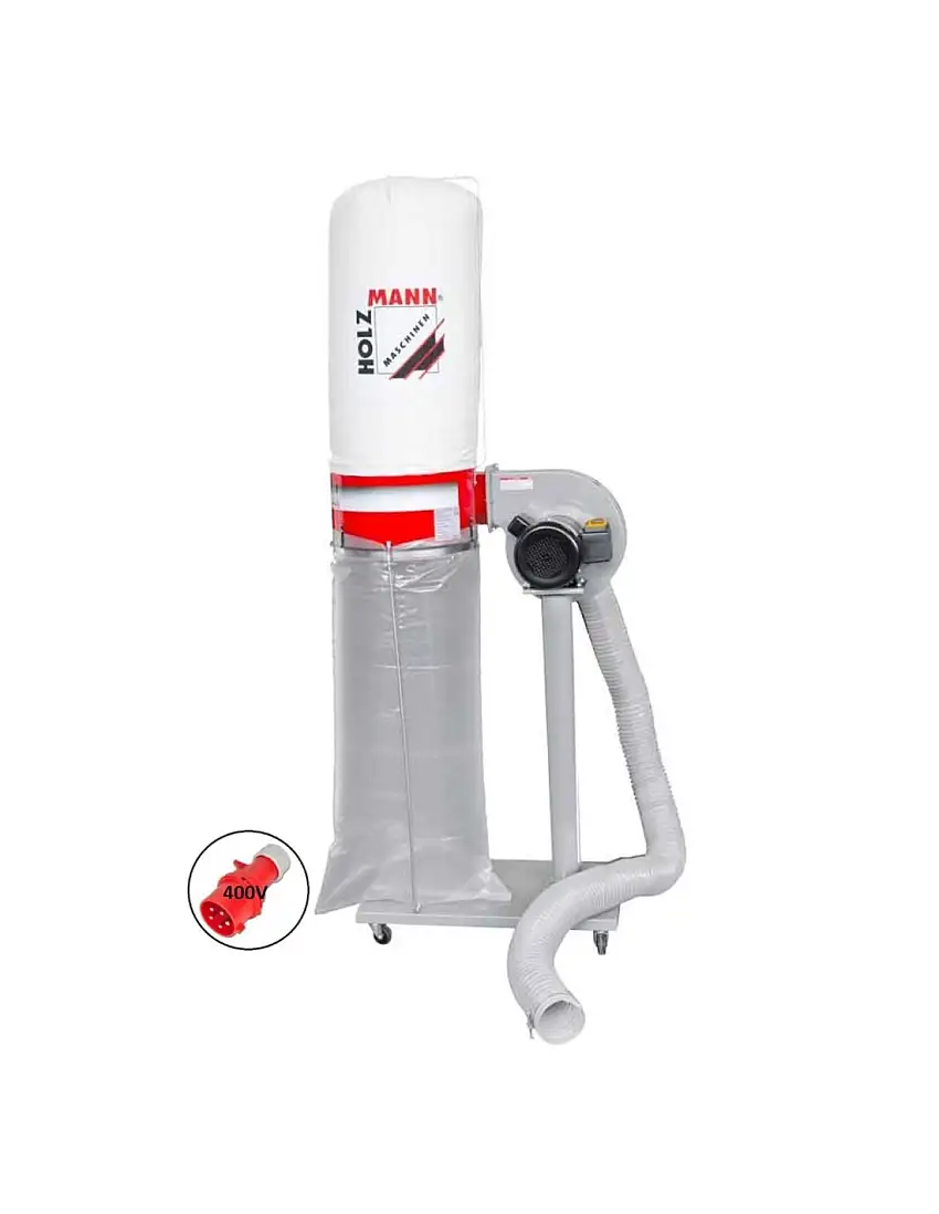 Aspirateur poussiere extracteur copeaux bois collecteur Holzmann abs1080 400v