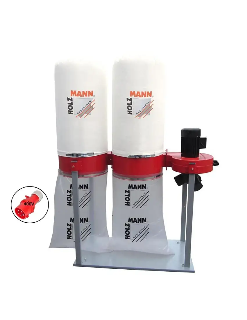 Aspirateur poussiere extracteur copeaux bois collecteur Holzmann abs4000 400v