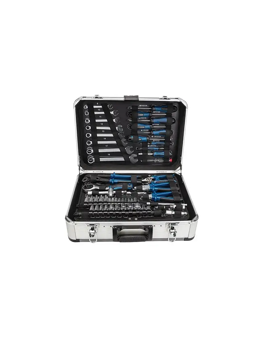 Atelier mobile valise mallette de travail avec outils 101 pcs Scheppach tb150