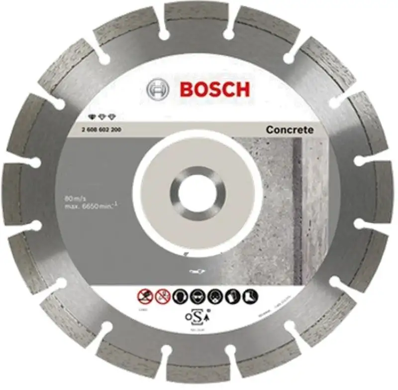 BOSCH Disque a tronçonner diamanté Standard for Concrete, 230x22,23x2,3x10mm 2608602200