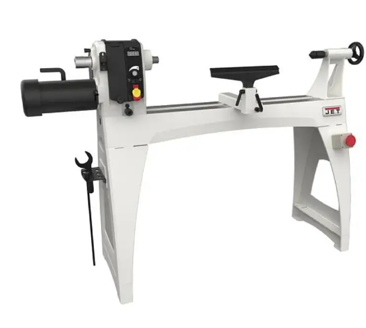 JWL-1840EVS-M Tour à bois sur piétement avec variateur de vitesses - Entre-pointes 1000 mm - 230V 1,5 kW (2 CV) S1