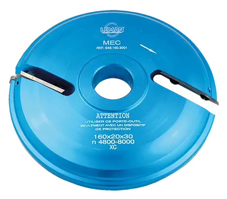 Porte-outils plate-bande multi-profils Al. 30mm Ø 160mm