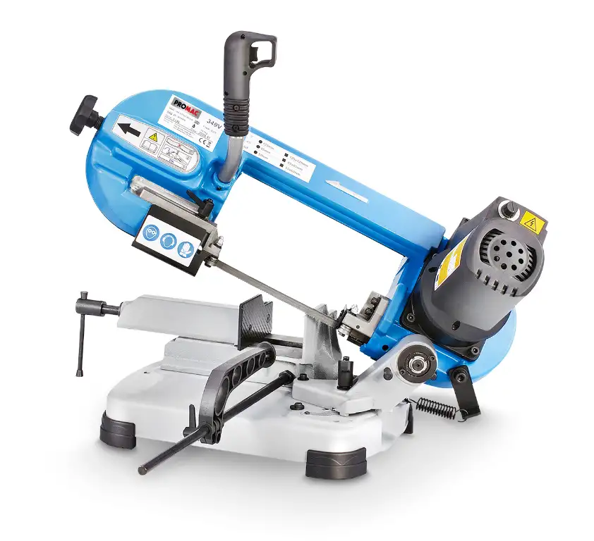 349V - Scie à ruban métal avec variateur de vitesse 25/80 m/mn - 1,0 kW capacité de coupe Ø125mm