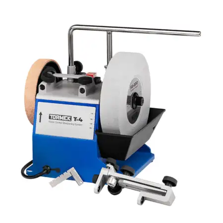 Affûteuse T4 + Dispositif pour tranchants droits SE-77 + Équerre SQ-90 TORMEK