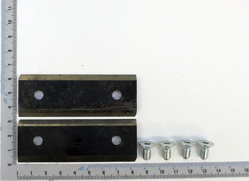 Couteaux réversibles pour broyeurs Biostar 1800 et 2000