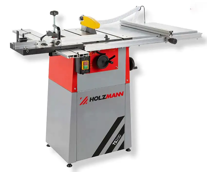 TS200 Scie Circulaire avec chariot - 1100 W - Hauteur de Coupe 60 mm 230V