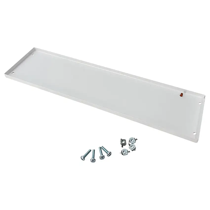 TCM150F IDE Plastron plein fixe métal 150mm - compatible coffret Atlantic IDE et Atlantic Plus