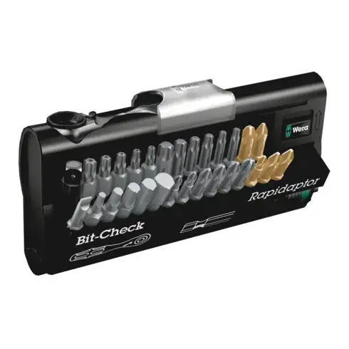 WERA Jeu d’embouts avec manche universel 31 pièces