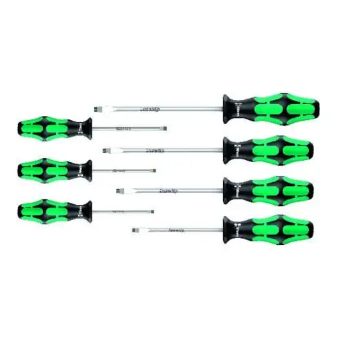 Wera Set de tournevis fente rond 7 pièces
