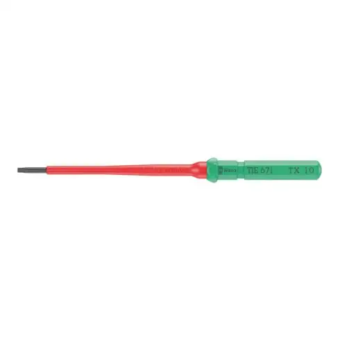 Wera VDE Lame interchangeable pour vis TORX, Kraftform Kompakt VDE 67 i TORX® Take it easy, TX 10 x 157 mm