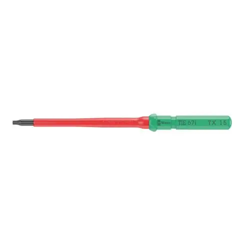 Wera VDE Lame interchangeable pour vis TORX, Kraftform Kompakt VDE 67 i TORX® Take it easy, TX 15 x 157 mm