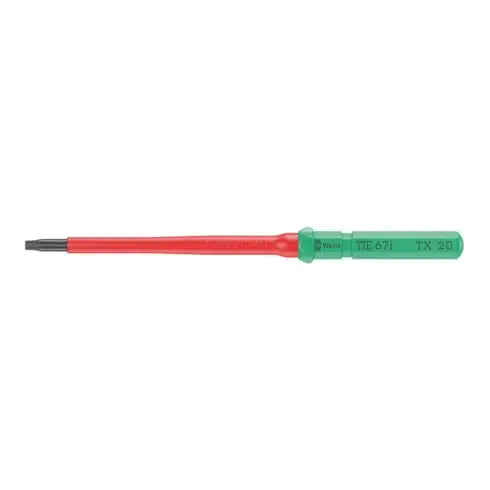 Wera VDE Lame interchangeable pour vis TORX, Kraftform Kompakt VDE 67 i TORX® Take it easy, TX 20 x 157 mm