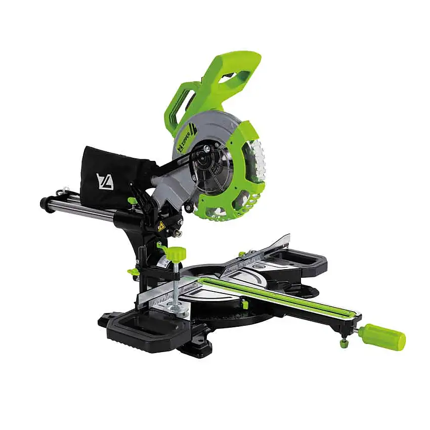 ZI-KGS210DS - Scie à Onglet radiale ø210 mm pour bois et métal - Hauteur de coupe 65 mm - Puissance 1700 W