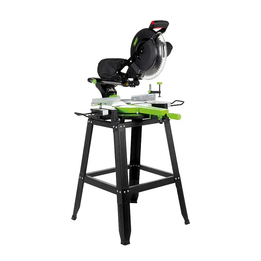 ZI-KGS305UK - Scie à onglet radiale ø305 mm électrique avec piétement métallique - 2000w 230v